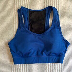 Blue Sports Bra